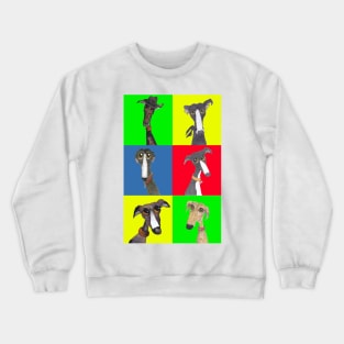 GREYHOUND COLLAGE Crewneck Sweatshirt